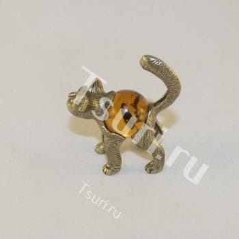 Подарок из янтаря Котик