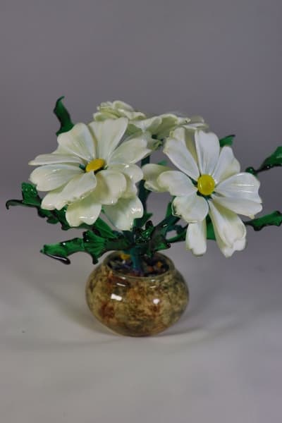 Ромашки из стекла