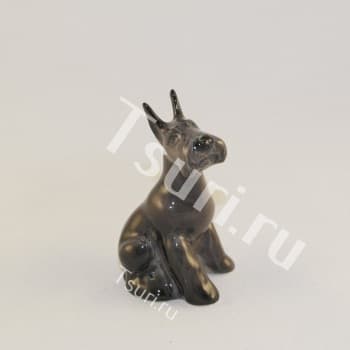Статуэтка Щенок шнауцера из фарфора