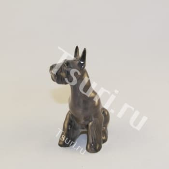 Подарок из фарфора Статуэтка Щенок шнауцера