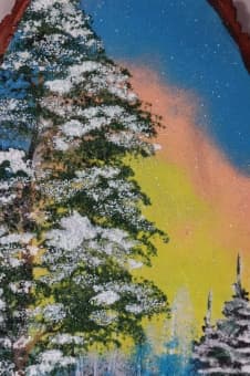 Подарок картина &quot;Зимний пейзаж&quot;