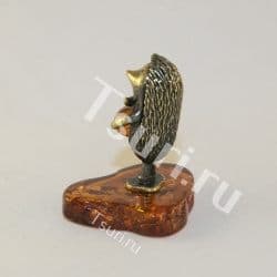 Подарок из янтаря Ёжик в тумане