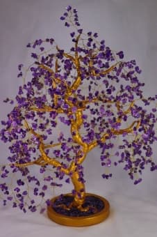 Золотое дерево из аметиста
