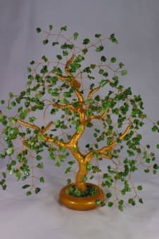 Золотое дерево из нефрита