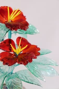 Сувенирный цветок из стекла