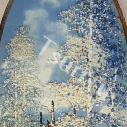 Сувенир из камня Картина Зима