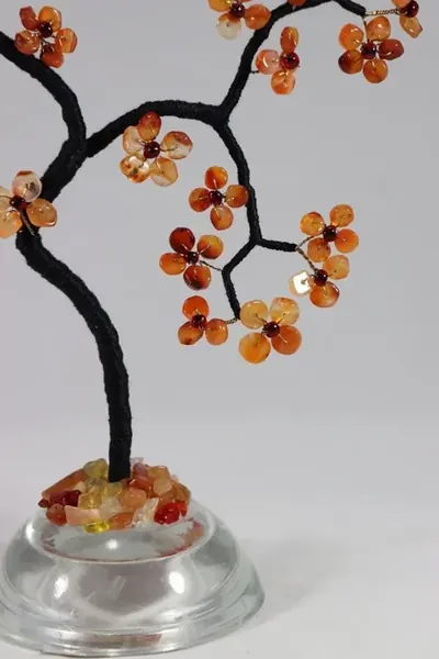Сакура из сердолика