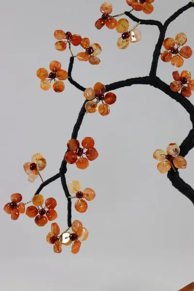 Сакура из сердолика